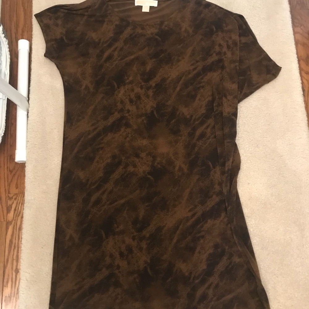 ➡️ Brown MK asymmetric mini dress - Picture 7 of 7